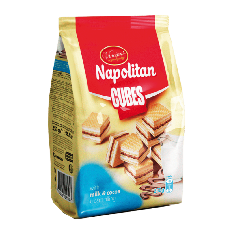 5310115008682-Vincinni Napolitan Milk Cocoa cubes 250g copy