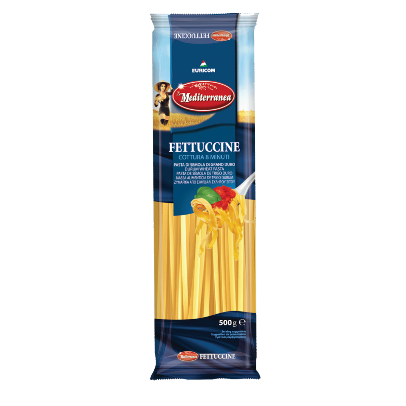 5201013006750 -La Mediterranea Fettuccine Lazanaki 500g low